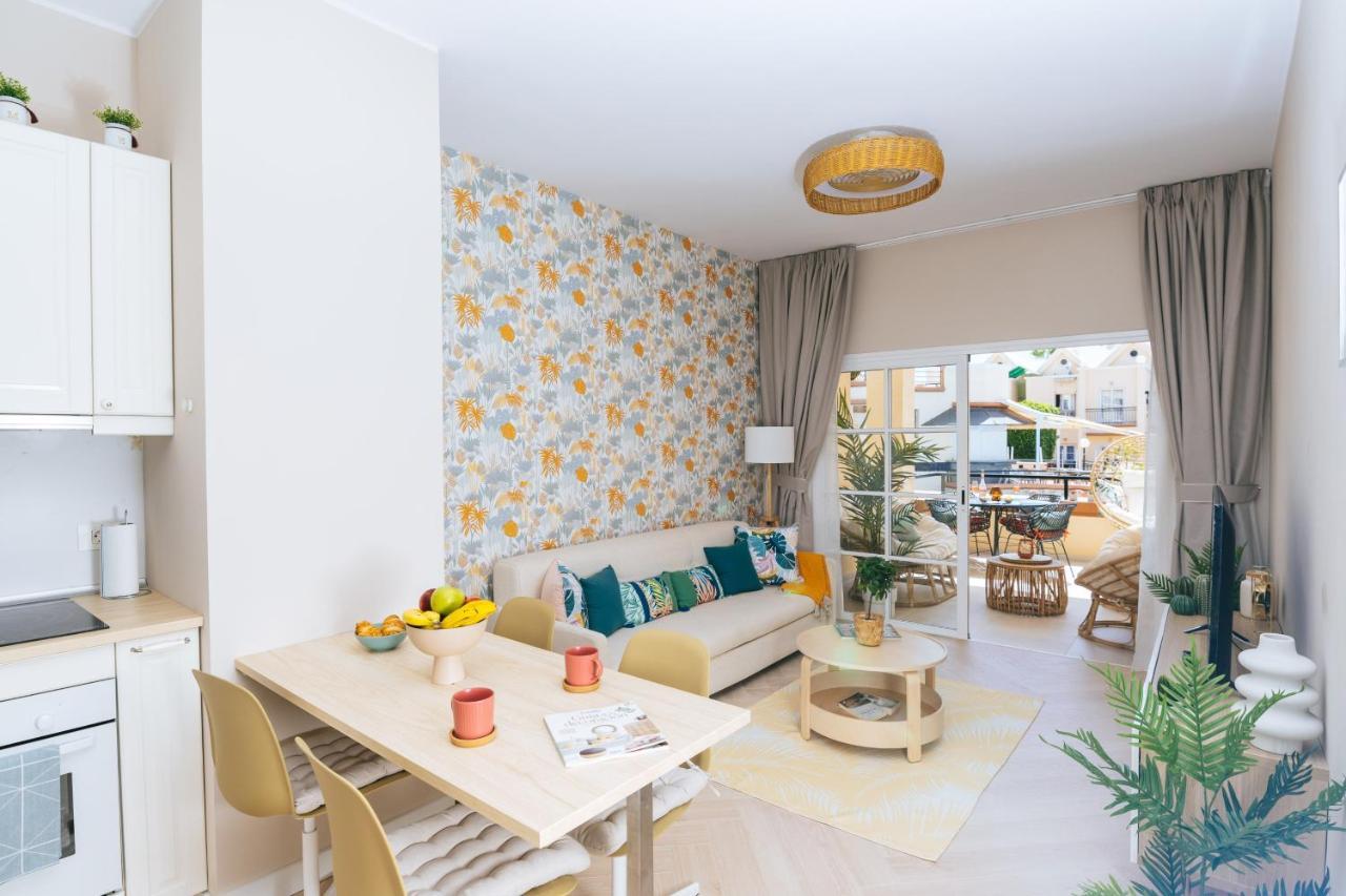 Amazing Renovated Pool View Apt, Aircon, 2 Min To Fanabe Beach Costa Adeje  Bagian luar foto