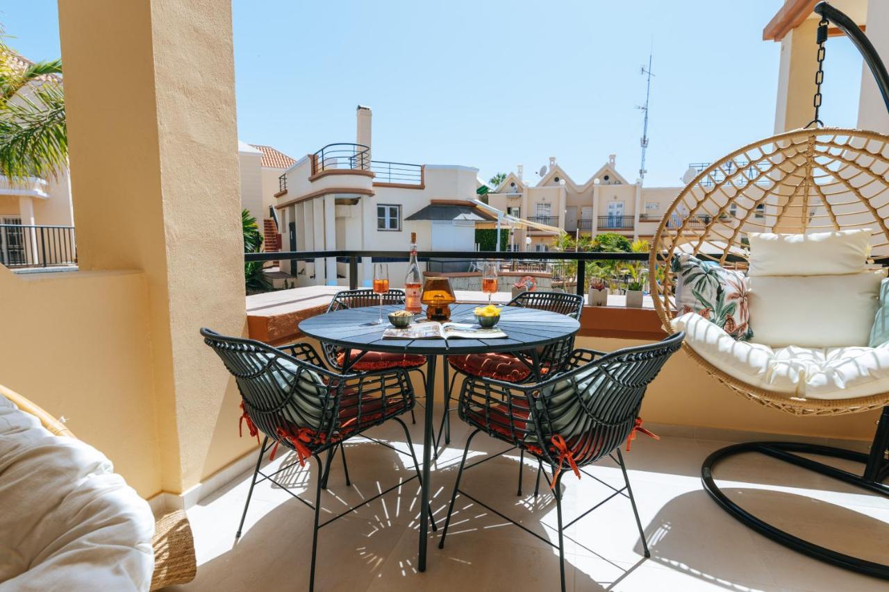 Amazing Renovated Pool View Apt, Aircon, 2 Min To Fanabe Beach Costa Adeje  Bagian luar foto
