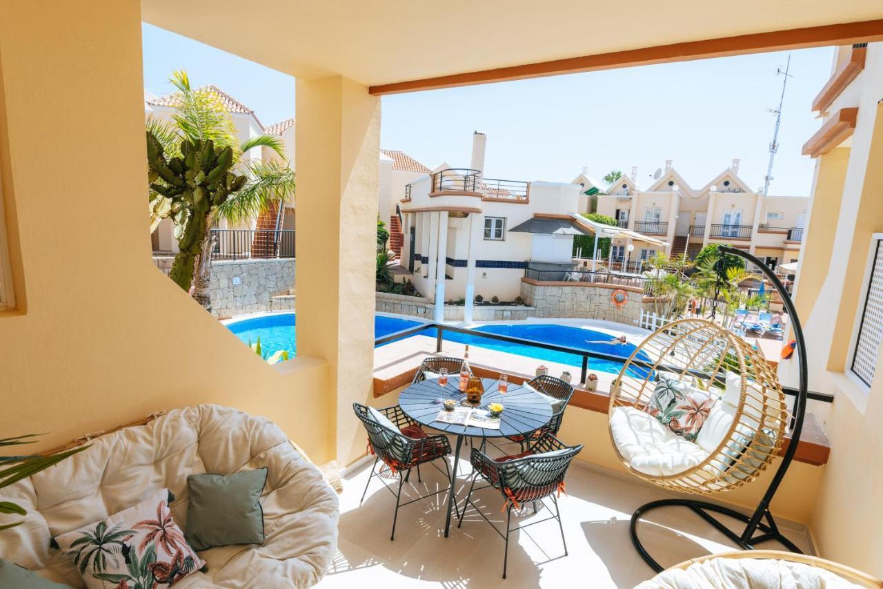 Amazing Renovated Pool View Apt, Aircon, 2 Min To Fanabe Beach Costa Adeje  Bagian luar foto